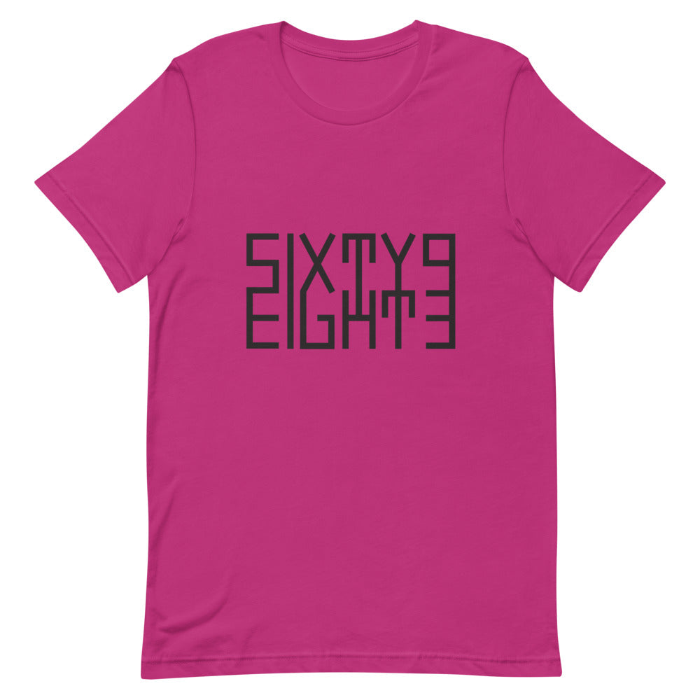 Sixty Eight 93 Logo Black Unisex T-Shirt