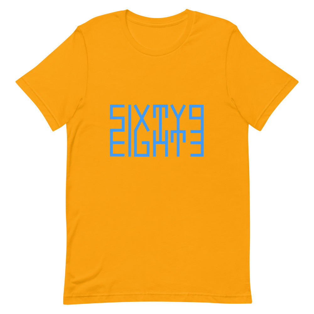 Sixty Eight 93 Logo Aqua Teal Unisex T-Shirt