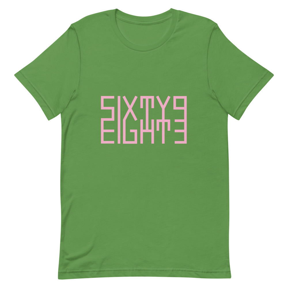 Sixty Eight 93 Logo Pink Unisex T-Shirt