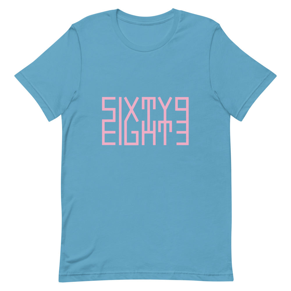 Sixty Eight 93 Logo Pink Unisex T-Shirt