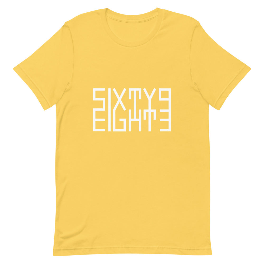 Sixty Eight 93 Logo White Unisex T-Shirt