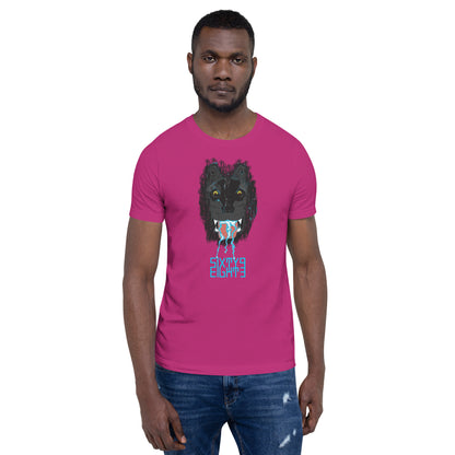 Sixty Eight 93 Logo Aqua Blue Salivating Wolf Tee