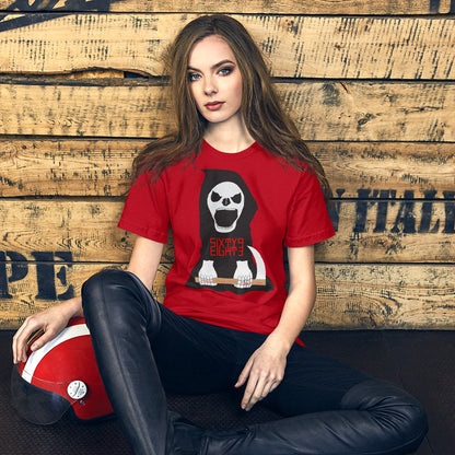 Sixty Eight 93 Logo Red Reaper Tee