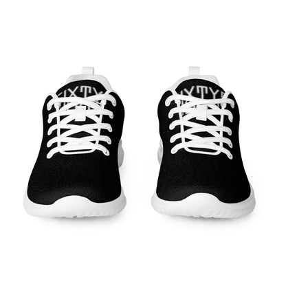 Sixty Eight 93 Logo White Black Women’s Athletic Shoes