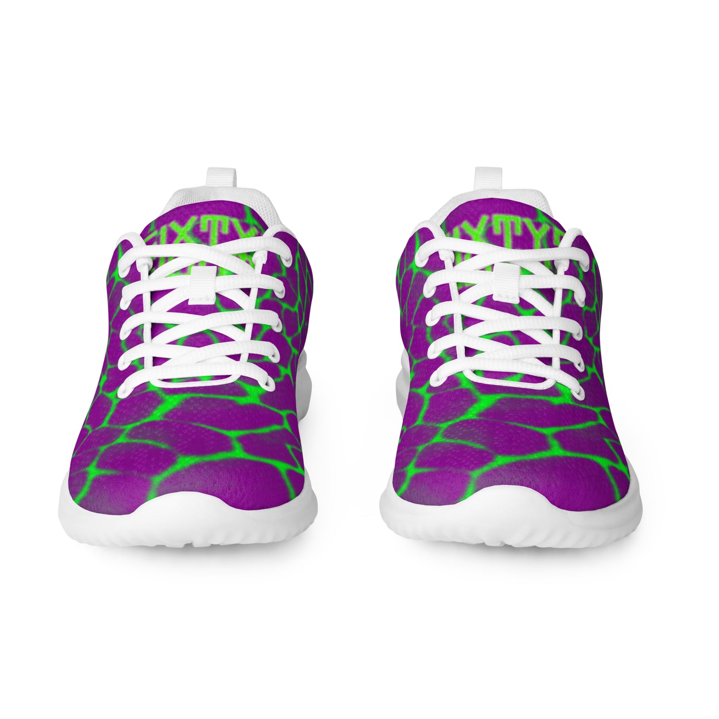 Sixty Eight 93 Lime Green & White Boa Purple Lime Women’s Athletic Shoes