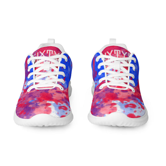 Sixty Eight 93 Logo White Crème Blue Strawberry Women’s Athletic Shoes