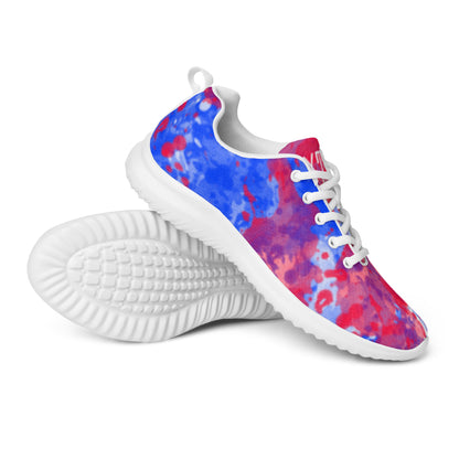 Sixty Eight 93 Logo White Crème Blue Strawberry Women’s Athletic Shoes