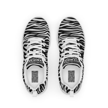 Sixty Eight 93 Logo White & Black OG Zebra Women’s Athletic Shoes