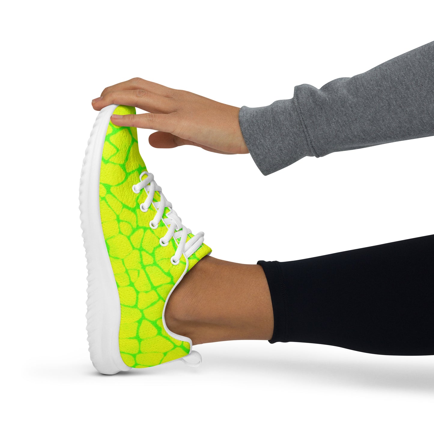 Sixty Eight 93 Logo Lime Green & White Boa Lemonade Lime Women’s Athletic Shoes