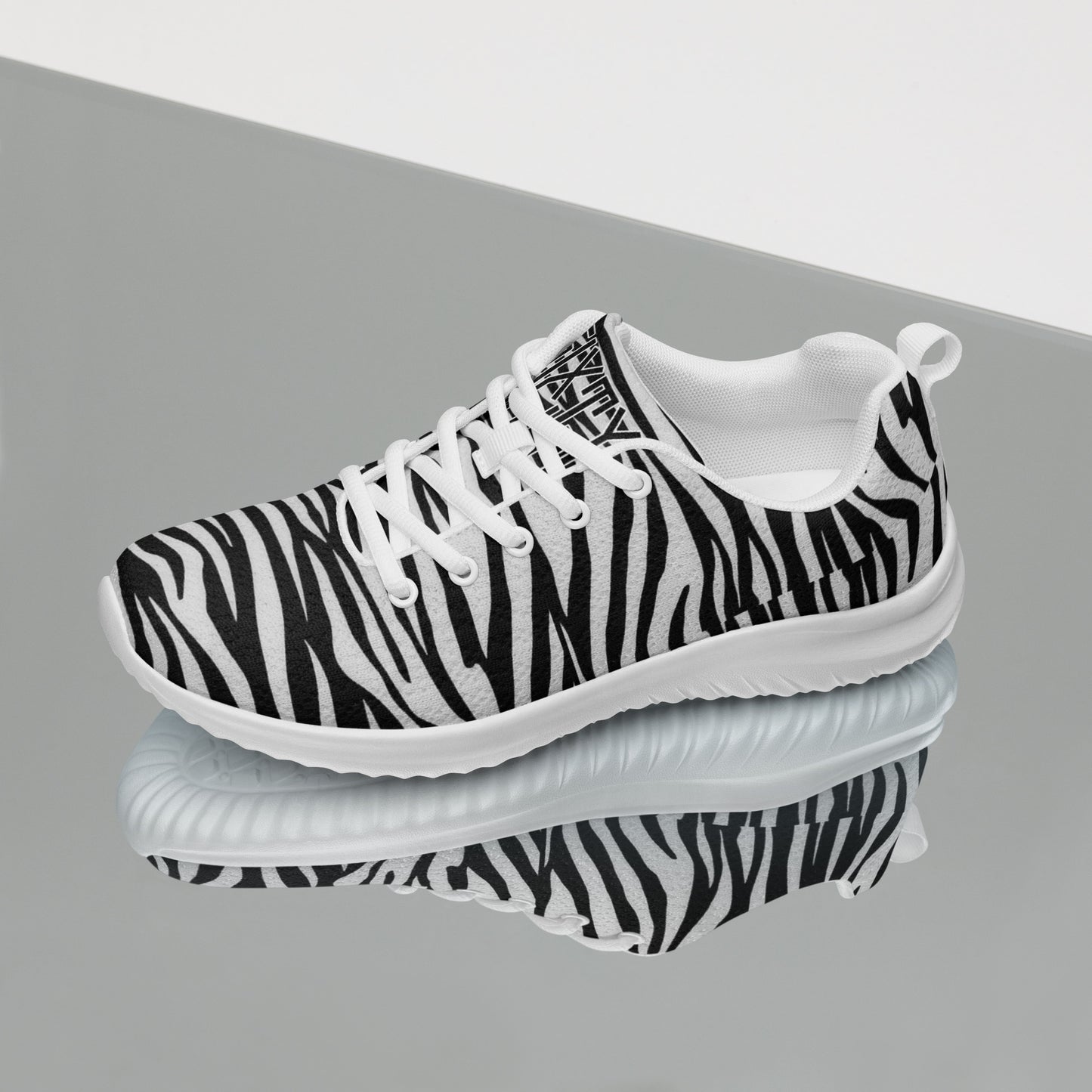Sixty Eight 93 Logo White & Black OG Zebra Women’s Athletic Shoes