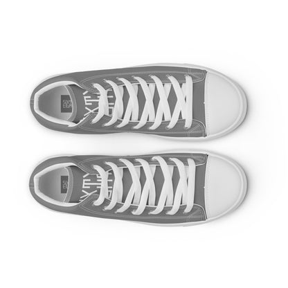Sixty Eight 93 Logo White Grey Women's High Top Shoes