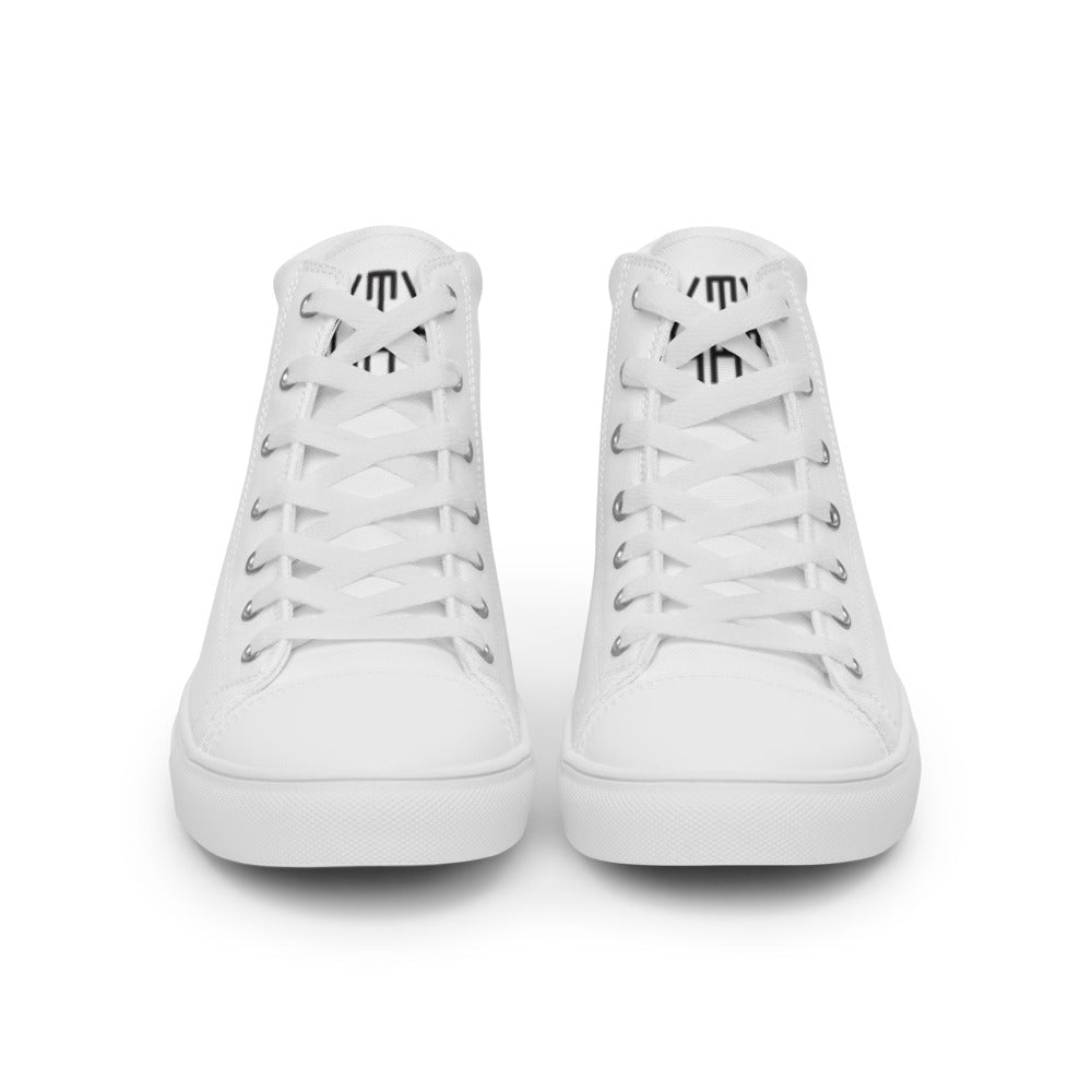 Sixty Eight 93 Logo Black White Women's High Top Shoes