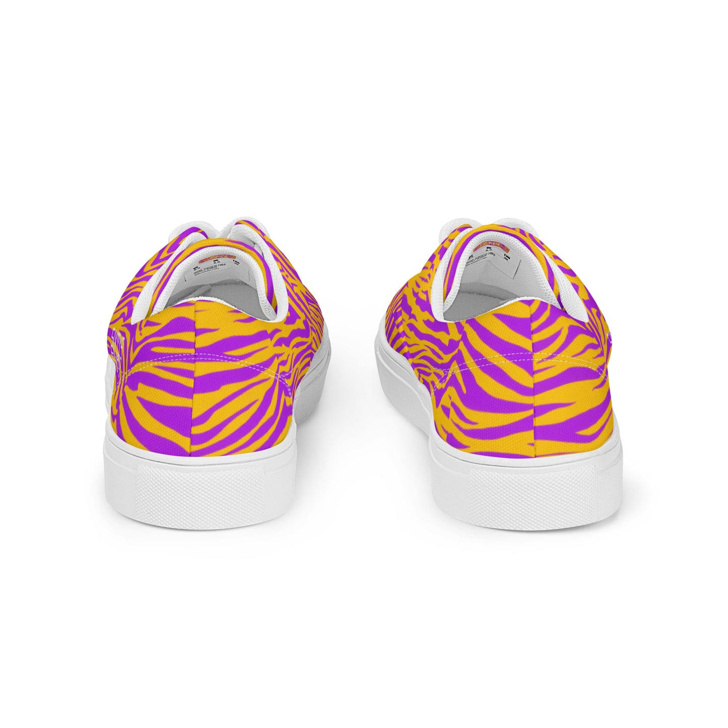 Sixty Eight 93 Logo White Zebra Purange Women's Low Top Shoes