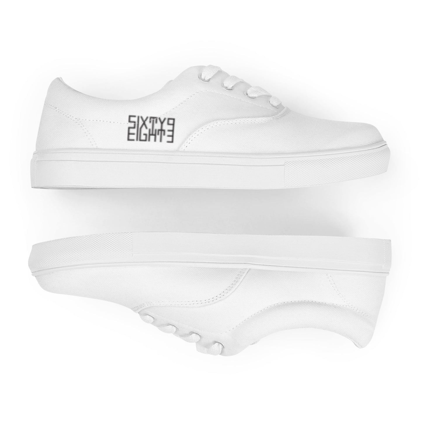 Sixty Eight 93 Logo Black & White Women's Low Top Shoes