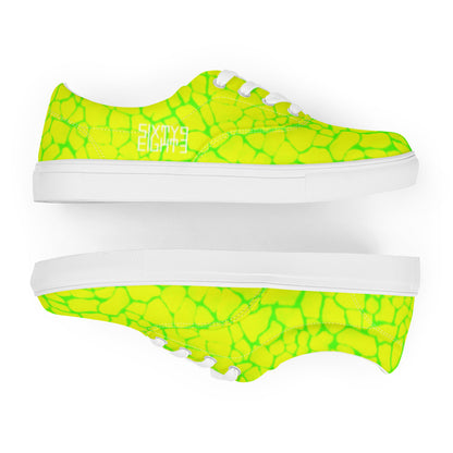 Sixty Eight 93 Logo White Boa Lemonade Lime Women's Low Top Shoes