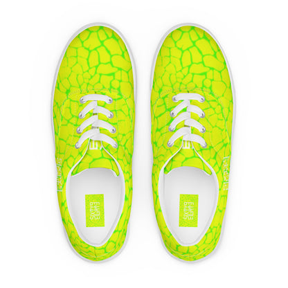 Sixty Eight 93 Logo White Boa Lemonade Lime Women's Low Top Shoes