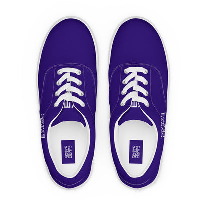 Sixty Eight 93 Logo White & Royal Blue Women's Low Top Shoes
