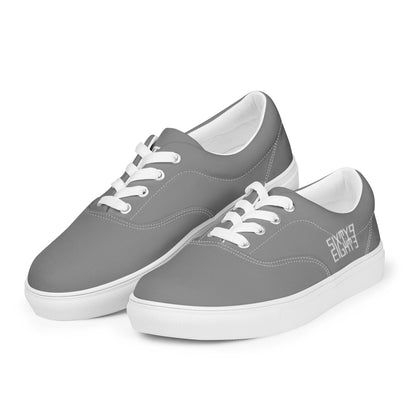 Sixty Eight 93 Logo White & Grey Women's Low Top Shoes