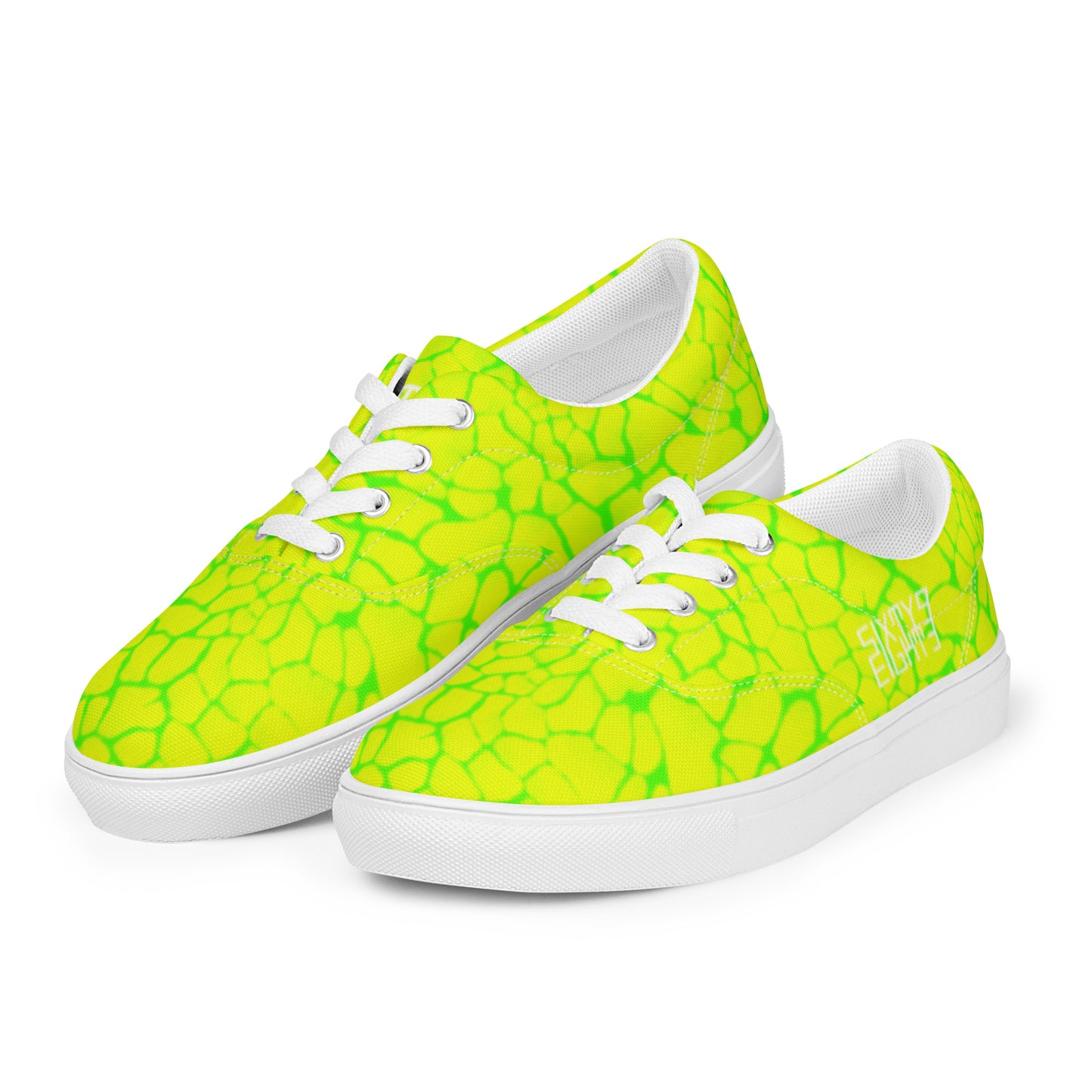 Sixty Eight 93 Logo White Boa Lemonade Lime Women's Low Top Shoes