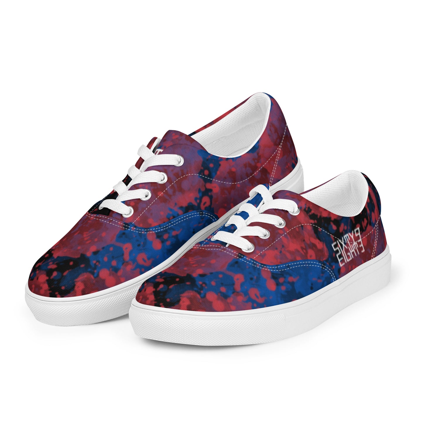 Sixty Eight 93 Logo White Tri Color BBR Women's Low Top Shoes