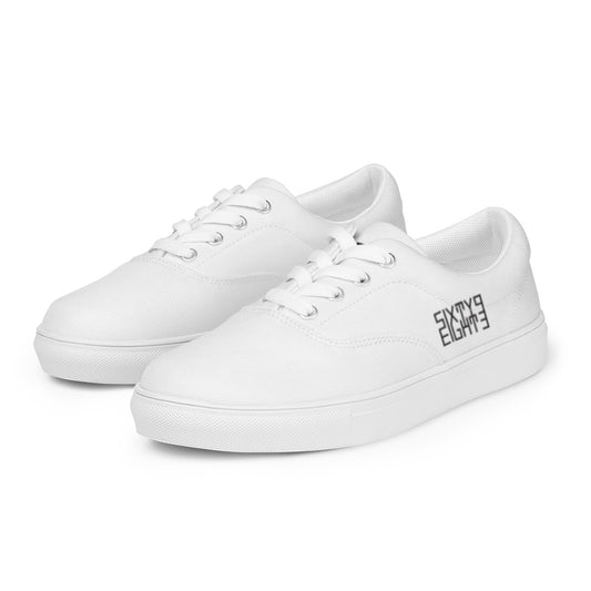 Sixty Eight 93 Logo Black & White Women's Low Top Shoes