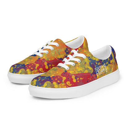 Sixty Eight 93 Logo White Tri Color BYR Women's Low Top Shoes