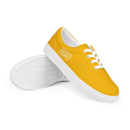 Sixty Eight 93 Logo White & Orange Women's Low Top Shoes