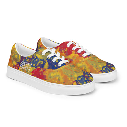 Sixty Eight 93 Logo White Tri Color BYR Women's Low Top Shoes