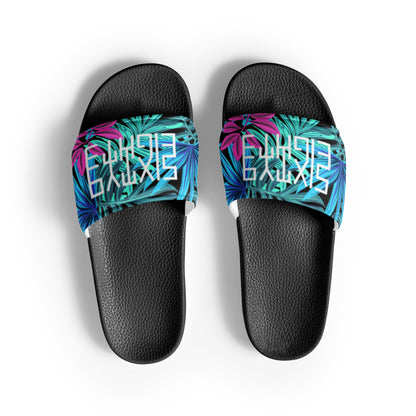 Sixty Eight 93 Logo White Tropical 1.0 Women's slides