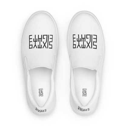 Sixty Eight 93 Logo Black & White Women’s Slip On Shoes